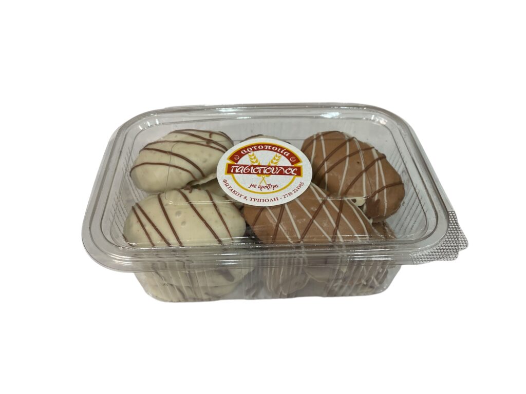 Μελομακάρονα με λευκή σοκολάτα και καραμέλα